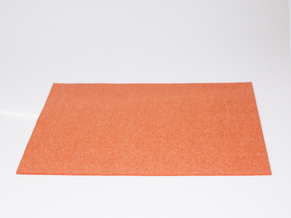 Placemat vegan 33 x 45 cm, 1 piece orange