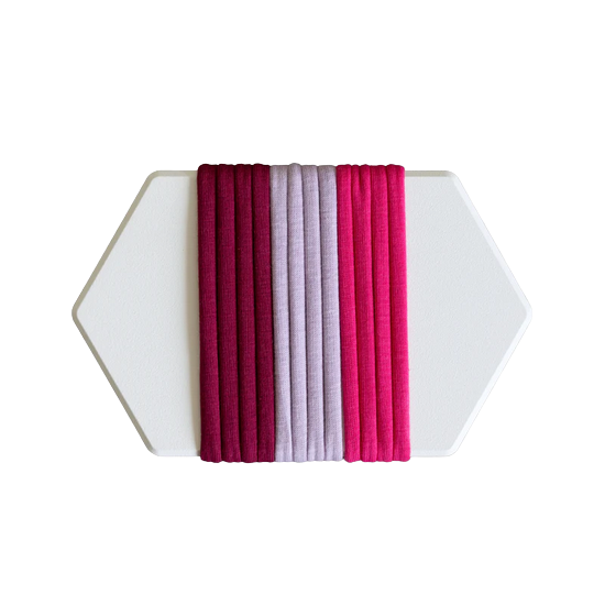 odem Wechselarmband Set aus Baumwolle Pink