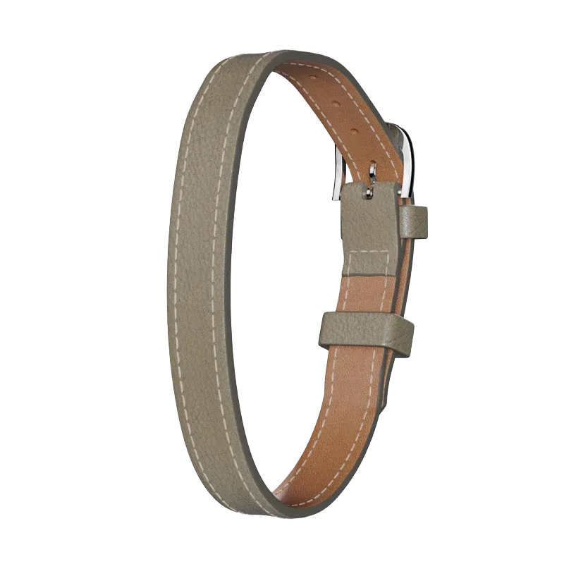 Ersatzarmband Leder beige - M/L - 23cm