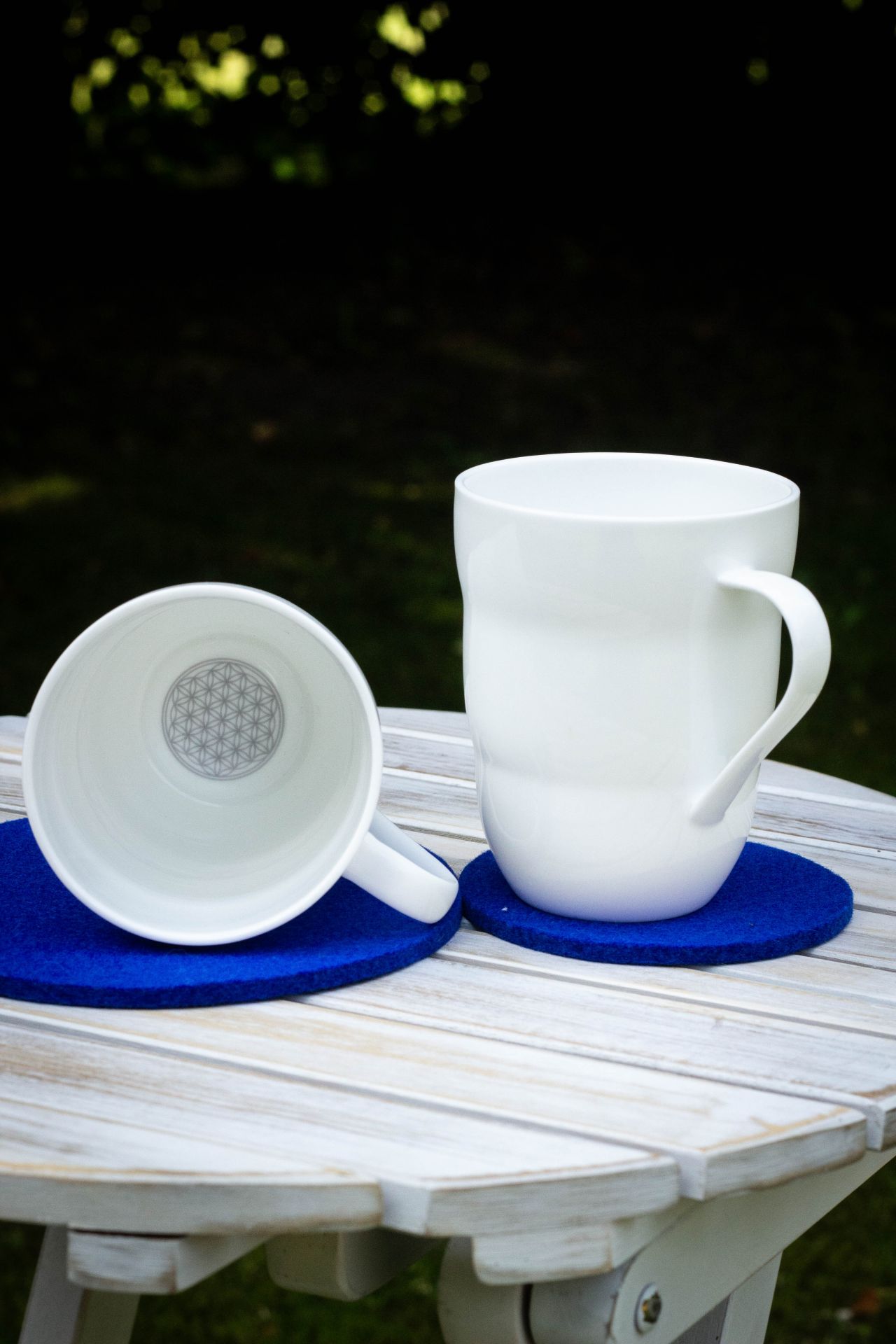 Shinno Becher Blume des Lebens – 2er-Set