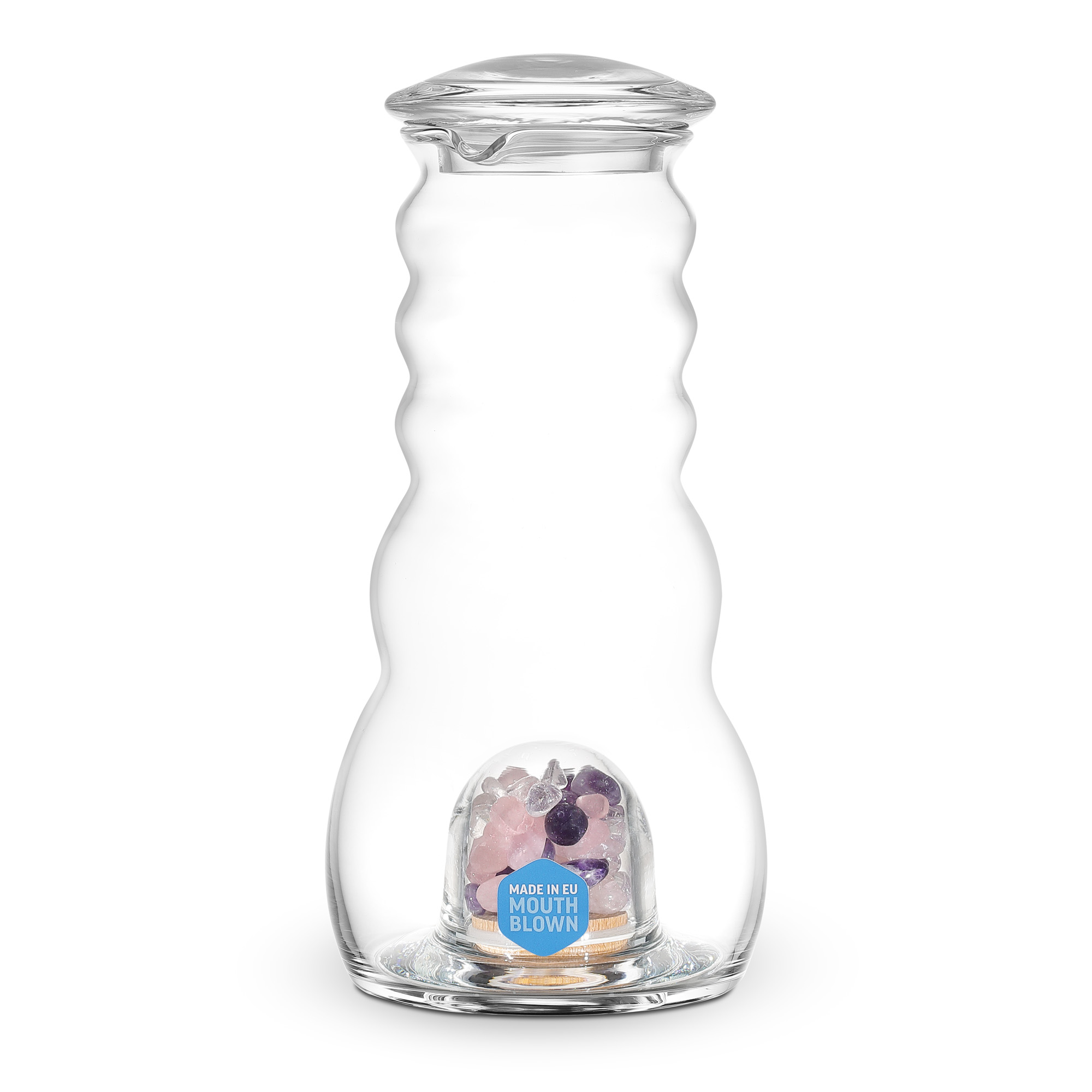 Krug Cadus Family 1,5l - Edelsteinfach - mundgeblasen