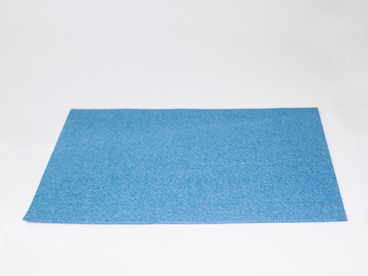 Placemat vegan 33 x 45 cm, 1 piece royal blue