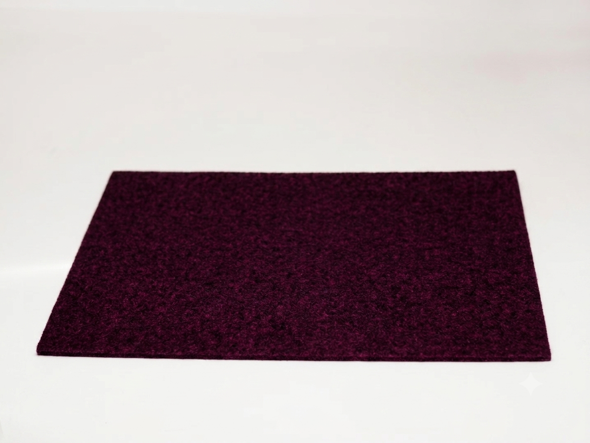 Placemat vegan 33 x 45 cm, 1 piece light red