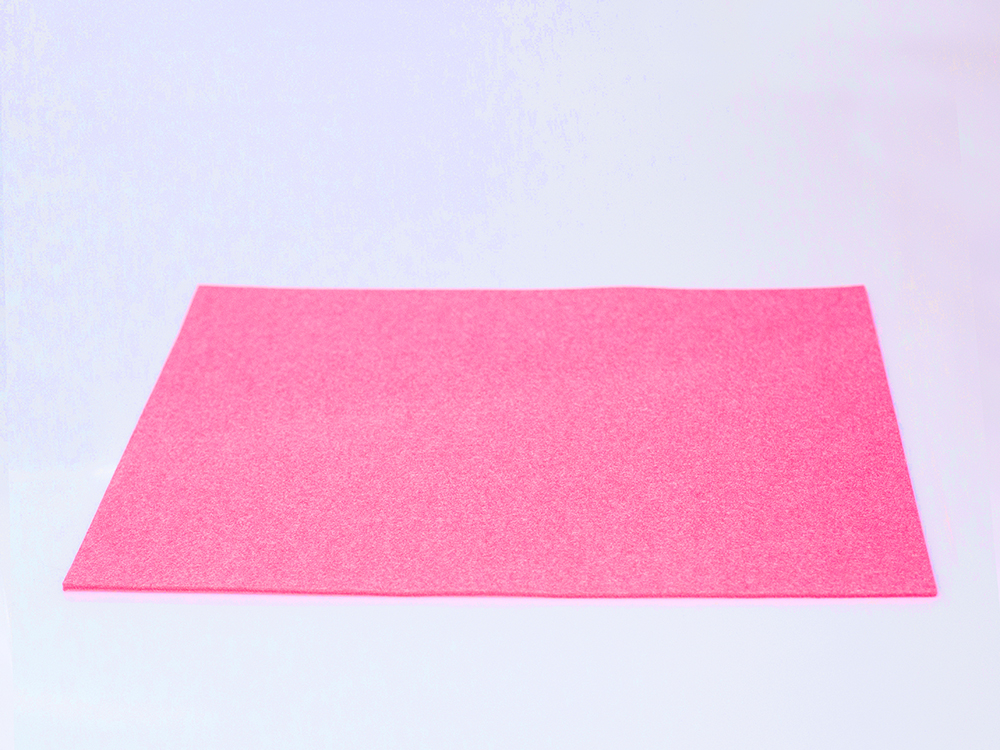Placemat vegan 33 x 45 cm, 1 piece pink